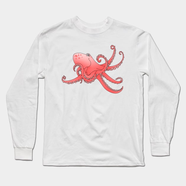 Octopus Long Sleeve T-Shirt by mailboxdisco